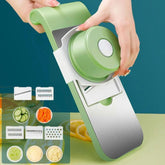 5-in-1 Multifunctional Vegetable Cutter – Stainless Steel Kitchen Tool