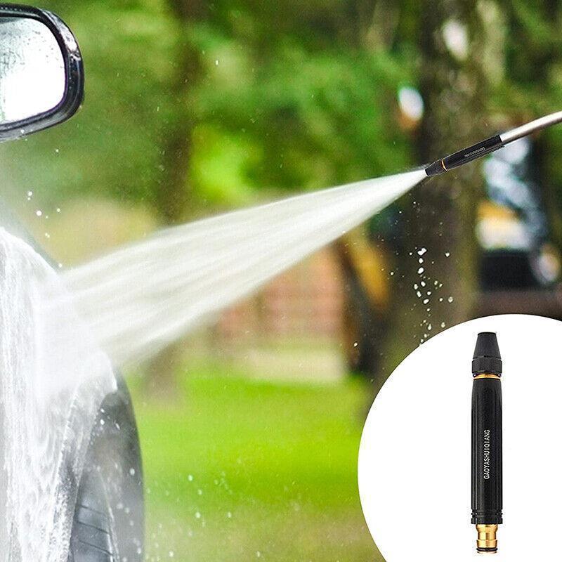 Premium High Pressure Water Spray Nozzle – Adjustable Stainless Steel Hose Gun for Garden, Car Wash & Outdoor Cleaning